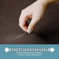 thumbnail image 4 of Housse de canapé SmartFit Pixel Soft Stretch, 1 pièce, chocolat, 4 of 9