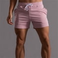 thumbnail image 2 of Mens Shorts Mens Stripe Printed Casual Drawstring Pockets Elastic Sports Shorts, 2 of 9
