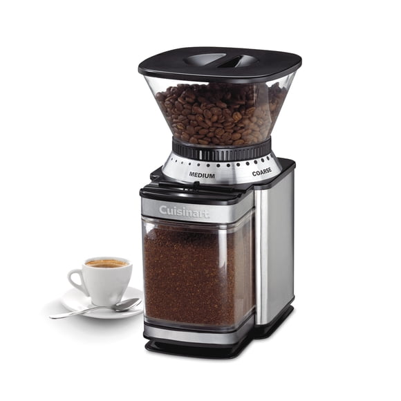 Cuisinart Moulin à café en acier inoxydable, meuleuse électrique automatique à une touche avec sélecteur de mouture à 18 positions