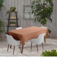 thumbnail image 2 of Vargottam Indoor/Outdoor Tablecloth 58 x 82" Inch Rectangular Tablecloth Waterproof Patio Table Cloths, Spring/Summer Table Covers for Backyard Circular Table/BBQs/Picnic - Dusty Peach, 2 of 6