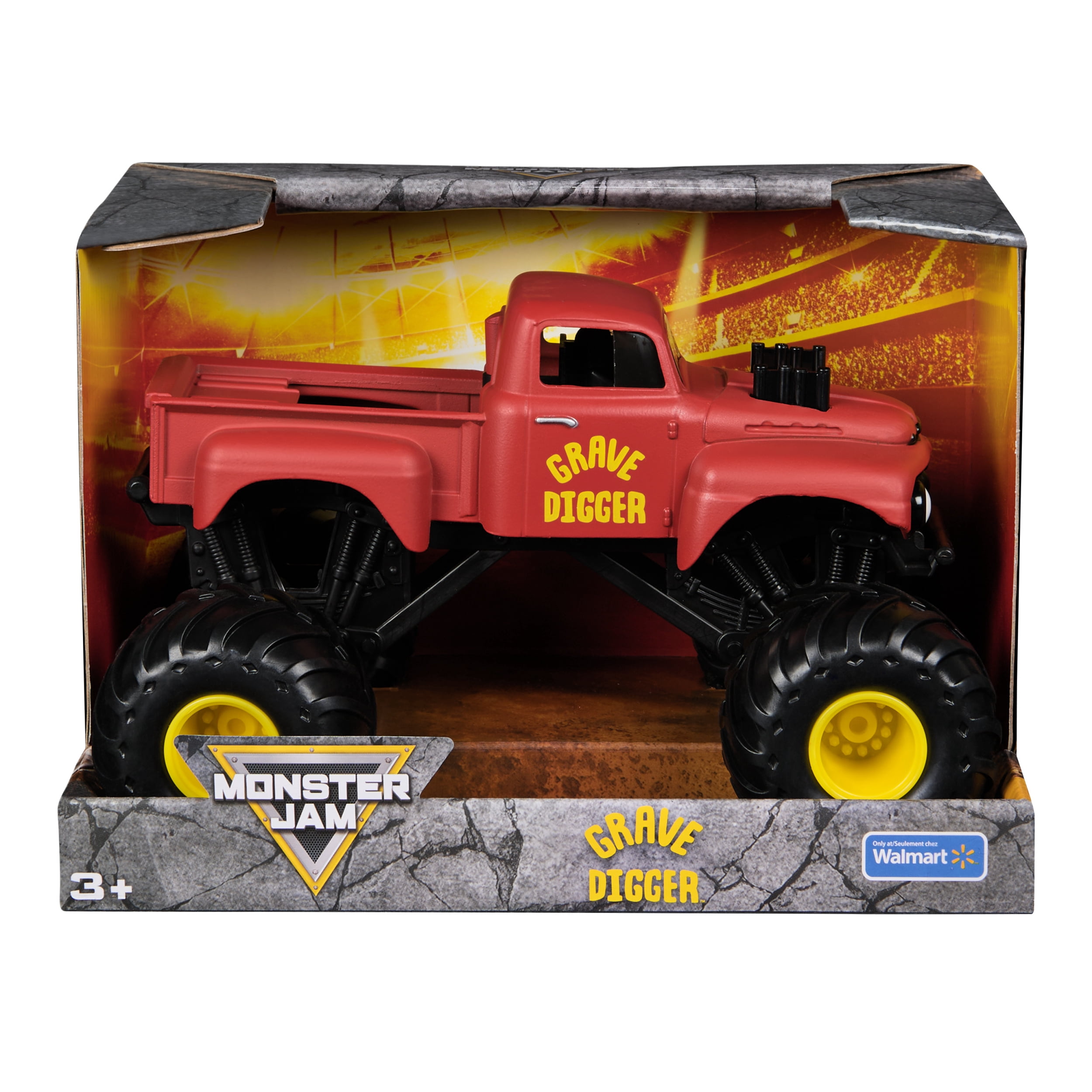 Monster Jam, Official Grave Digger Monster Truck Vehicle in 1:24 Scale