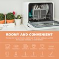 thumbnail image 3 of VENTRAY DW55AD Portable Countertop Dishwashers, Compact Dishwashers with 5 Washing Programs, Air Drying, for Small Apartment, Dorms, RVs, 3 of 7