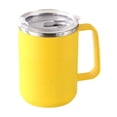 thumbnail image 2 of Tasse à Café de Voyage, Gobelet à Café Portable Réutilisable, Tasse Bouteille Isolée sous Vide, Tasse à Café Isolée avec Poignée et Couvercle, Tasse à Café Thermique sous Vide à Double Paroi en Acier Inoxydable, Tasse à Café de Voyage, 2 of 9