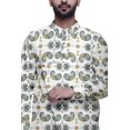 thumbnail image 3 of Atasi Ensemble Kurta-Pyjama Long en Coton pour Hommes, Kurta-Pyjama Décontracté de Designer, Vêtements, 3 of 3