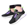 thumbnail image 2 of MEZZALL Chaussures de Course Décontractées Confortables pour Enfants en Maille Mode à Lacets, à Agencement de Couleurs, Chaussures Stylées pour Tout-Petits, Violet, 5-5,5 Ans, 2 of 8