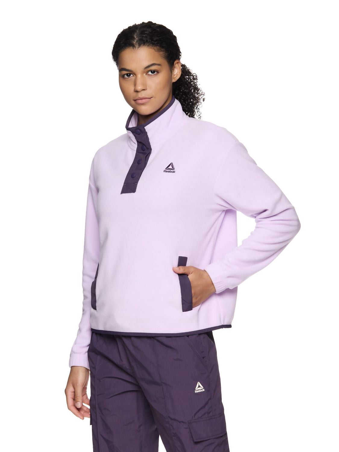 Reebok Women's Weekender Pullover Sweater with Pockets