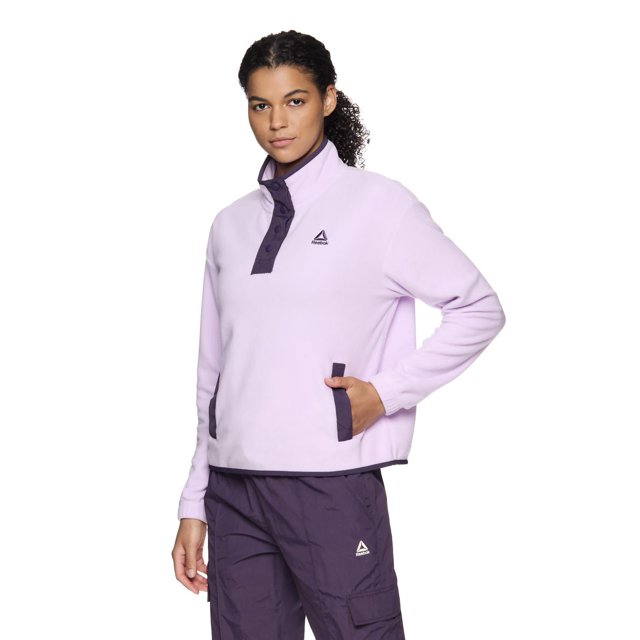 Reebok Women's Weekender Pullover Sweater with Pockets