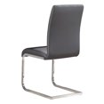 thumbnail image 5 of Set of 2 Faux Leather Dining Chair in Grey, 5 of 5