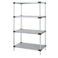 thumbnail image 1 of 4-Shelf, Galvanized Steel Solid Shelving Unit - 18 x 36 x 74 in., 1 of 1