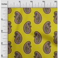 thumbnail image 1 of oneOone Silk Tabby Fabric Paisley Block Fabric Prints By Yard 42 Inch Wide, 1 of 4