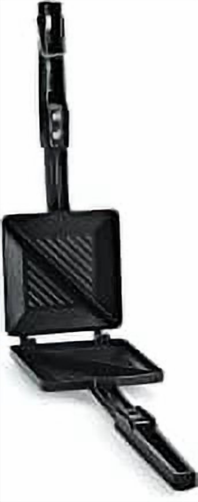 SynSpiritStore Non-Stick Aluminium 2 Cut Sandwich Toaster Black
