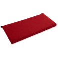 thumbnail image 1 of Blazing Needles Solid Outdoor Spun Polyester Loveseat Cushion, 48" Wide, Paprika, 1 of 1