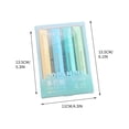 thumbnail image 3 of Mini Fluorescent Highlighter Marker Pen Set for Note Taking and Office Use, 5ml, 4-Pack, 3 of 3