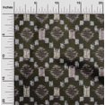 thumbnail image 1 of oneOone Tissu Popeline de Coton Géométrique Kasuri Tissu de Décoration Imprimé BTY 56 Pouces de Large, 1 of 4