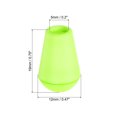 thumbnail image 2 of Unique Bargains Butée à Cloche, Verrou de Corde pour Sac à Cordon, Vert Vif Lot de 50, 2 of 5