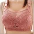 thumbnail image 1 of Training Bras Women Full-Coverage Bra Feature V-Neck Nursing Bra Style W-877 Red-a 46, 1 of 4