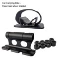 thumbnail image 4 of 2Pcs Bicycles Front Fork Mount Anti-corrosive Fast Release Nylon Buckle Heavy Duty Nylon Buckle Aluminium Alloy Rear Wheel Rack Carrier Black, 4 of 8