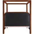thumbnail image 4 of Bowery Hill Contemporary Cognac Velvet Upholstered Queen Bed, 4 of 11