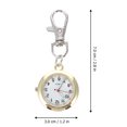thumbnail image 2 of 1pc Fashion Pocket Watch Simple Metal Decorative Hanging Hook Pocket Watch, 2 of 9