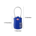 thumbnail image 3 of Chmadoxn Kitchen Gadgets, Kitchen Accessories, Kitchen Utensils, Kitchen Tool Backpack Luggage Lock Aluminum Alloy Password Padlock Combination lock, 3 of 6