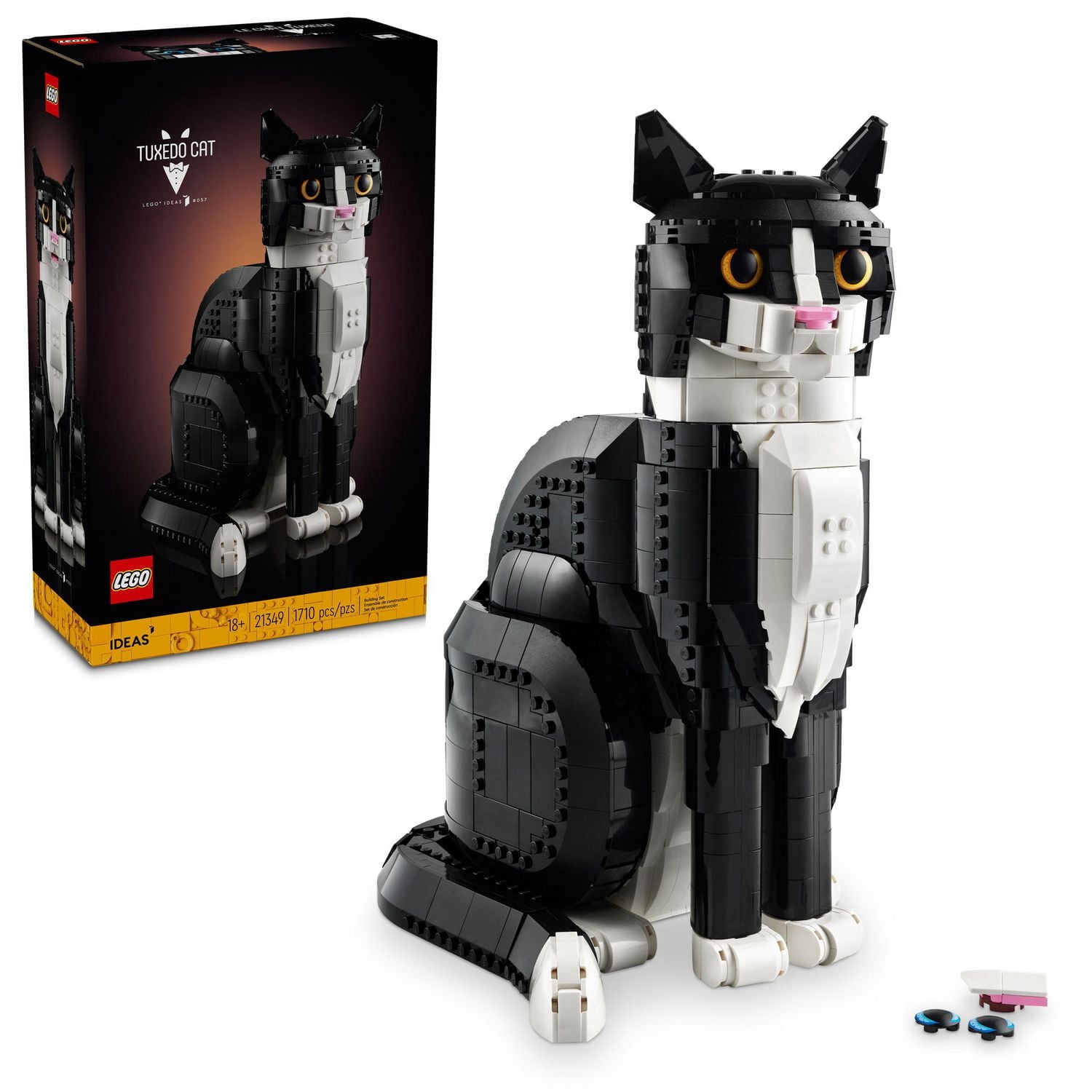 LEGO Ideas Le chat tuxedo 21349 Ensemble de construction (1710 pièces)