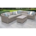 thumbnail image 2 of Coast Ensemble de Meubles de Patio en Osier d'Extérieur 7 Pcs 07b, 2 of 2