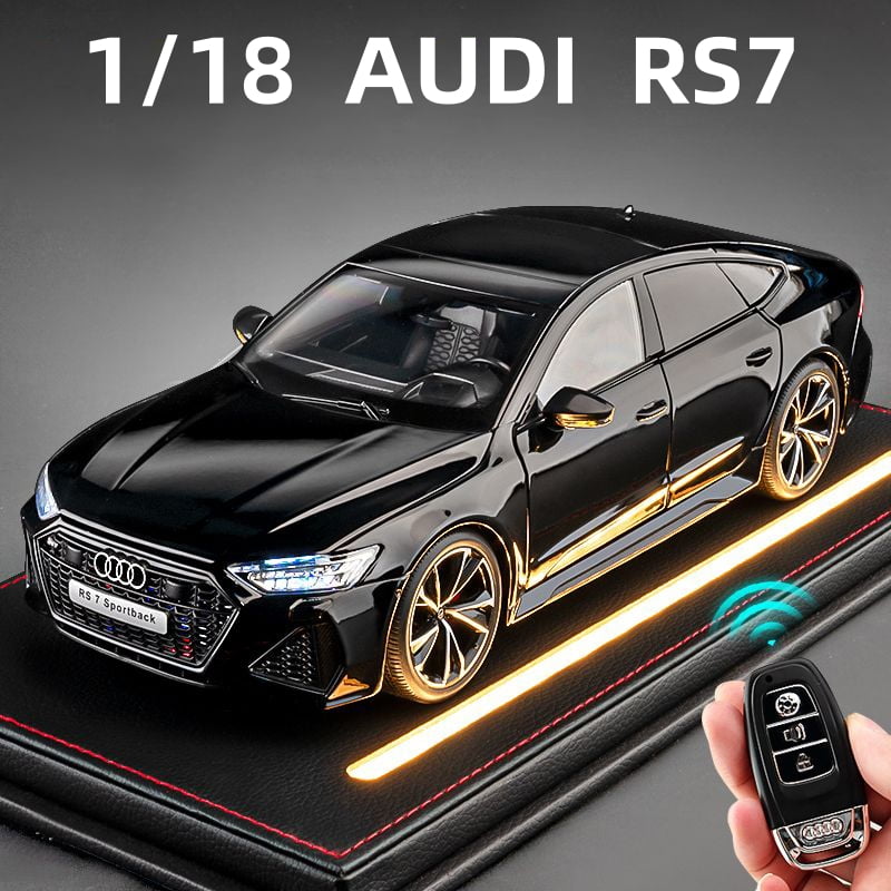 1:18 AUDI RS7 Sportback Key Version Alloy Car Model Sound and