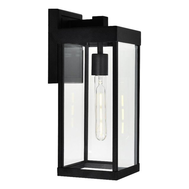 CWI Lighting Windsor 1 Lumière Murale Extérieure Noire