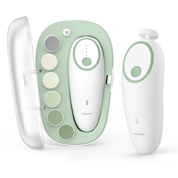 Momcozy Baby Nail Trimmer Electric Rechargable, Gentle Baby Nail Trimmer, Safe Baby Nail