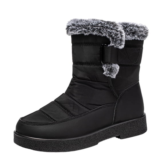 Women's Snow Boots Winter Woman Snow Women Wide Calf Snow for Women plus Size Comfortable Fashionable Cozy On Snow Boot Cute Snow Women Mid Calf Shoes for Women Snow /2 Mid Calf Snow for