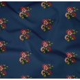thumbnail image 4 of oneOone Organic Cotton Poplin Twill Fabric Floral Block Print Sewing Fabric BTY 42 Inch Wide, 4 of 4