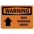 thumbnail image 1 of SignMission OS-WS-A-1218-L-12681 Panneau d'Avertissement OSHA 12 x 18 Po - Men Working Above, 1 of 1