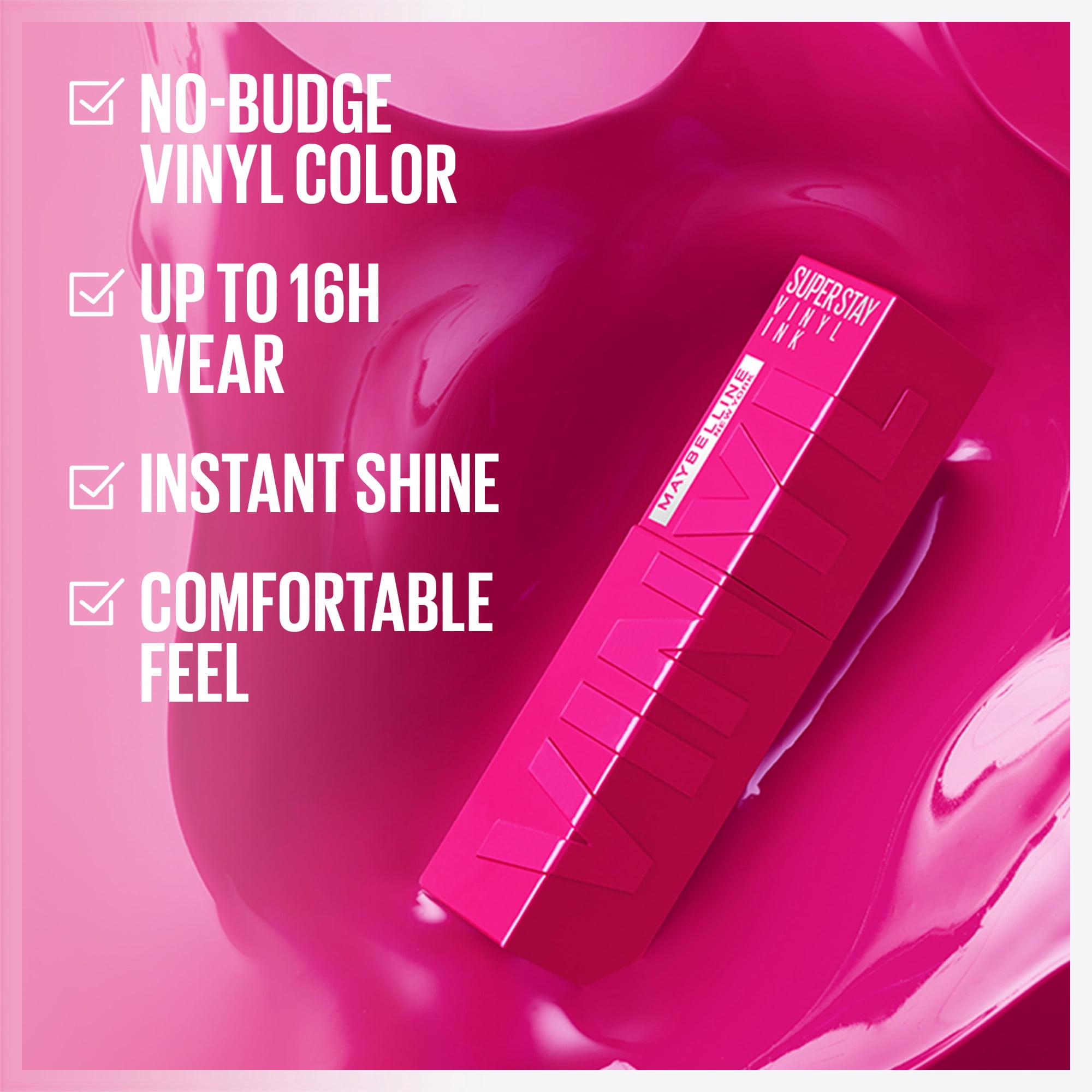 Maybelline New York Super Stay Vinyl Ink Rouge à Lèvres Liquide Longue Tenue Qui Ne Bouge Pas