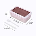 thumbnail image 2 of Xihbxyly Glass Tupperware 0Multicolor Deli Meat Container For Fridge Sub Student Lunch Box Microwave Oven Heating Lunch Box Material Office Worker Lunch Box Sealed Lunch Box Lunch Box, 2 of 5