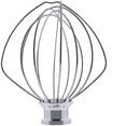 thumbnail image 1 of QUTETN K45WW Fouet à 6 Fils Compatible avec KitchenAid Batteur sur Socle à Tête Inclinable K45 K45SS KSM90 KSM95 – Acier Inoxydable, 1 of 5