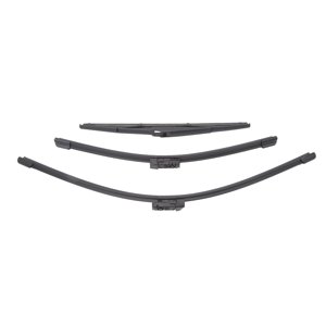 Lames d'essuie-glace, Amélioration de la visibilité des essayages durables 3Pcs Réduction du bruit pour la voiture