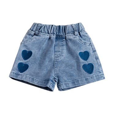 Ketyyh-chn99 Toddler Girl Bike Shorts Baby Girl Clothes Toddler Baby Girl Cute Solid Ruffles Shorts Summer Clothes Blue,6-12 Months