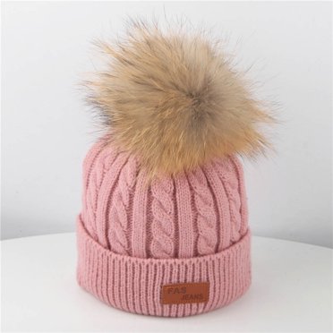 Bonnet Bébé Pompon Tout-Petit Enfant Fille&Garçon Bébé Nourrisson Bonnet d'Hiver Crochet Tricoté Tuque Casquette Boule de Poils Bonnet d'Hiver Bébé Bonnet d'Hiver Tout-Petit Bonnet Tout-Petit Bonnet d'Hiver Noir Bonnet Tricot