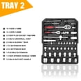 thumbnail image 4 of MasterSpec Ensemble d'Outils Professionnels 1180 Pcs, Trousse d'Outils à Étui en Aluminium avec Boîte à Outils Roulante, 4 of 12