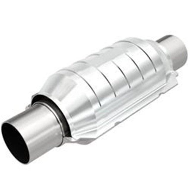 MagnaFlow Catalytic Converter 451204: 2"/2" Inlet/Outlet, California Grade, Universal Fit (CARB Compliant)