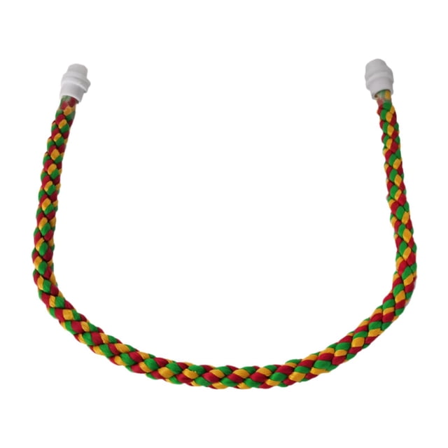 GROWTH TANK Bird Rope Perch Parrot Climbing Standing Toy for Lovebirds Parakeets Finches 105cm