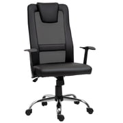 Vinsetto Ergonomic Office Chair, Mesh Desk Chair w/ Headrest, Black