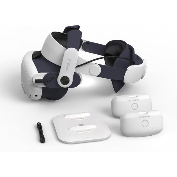 BOBOVR M3 Pro Head Strap with Dual Battery Pack & Magnetic