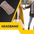 thumbnail image 3 of Femmes Hiver Bandeau Élasticité Tête Chaud Conception Chunky; Mode Dames Oreille Muffs Style Simple Accessoires de Cheveux pour les Femmes Cameo Brun, 3 of 6