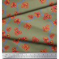 thumbnail image 3 of Soimoi polyester Crepe Fabric Flower Artistic Print Sewing Fabric Yard 52 Inch Wide, 3 of 3