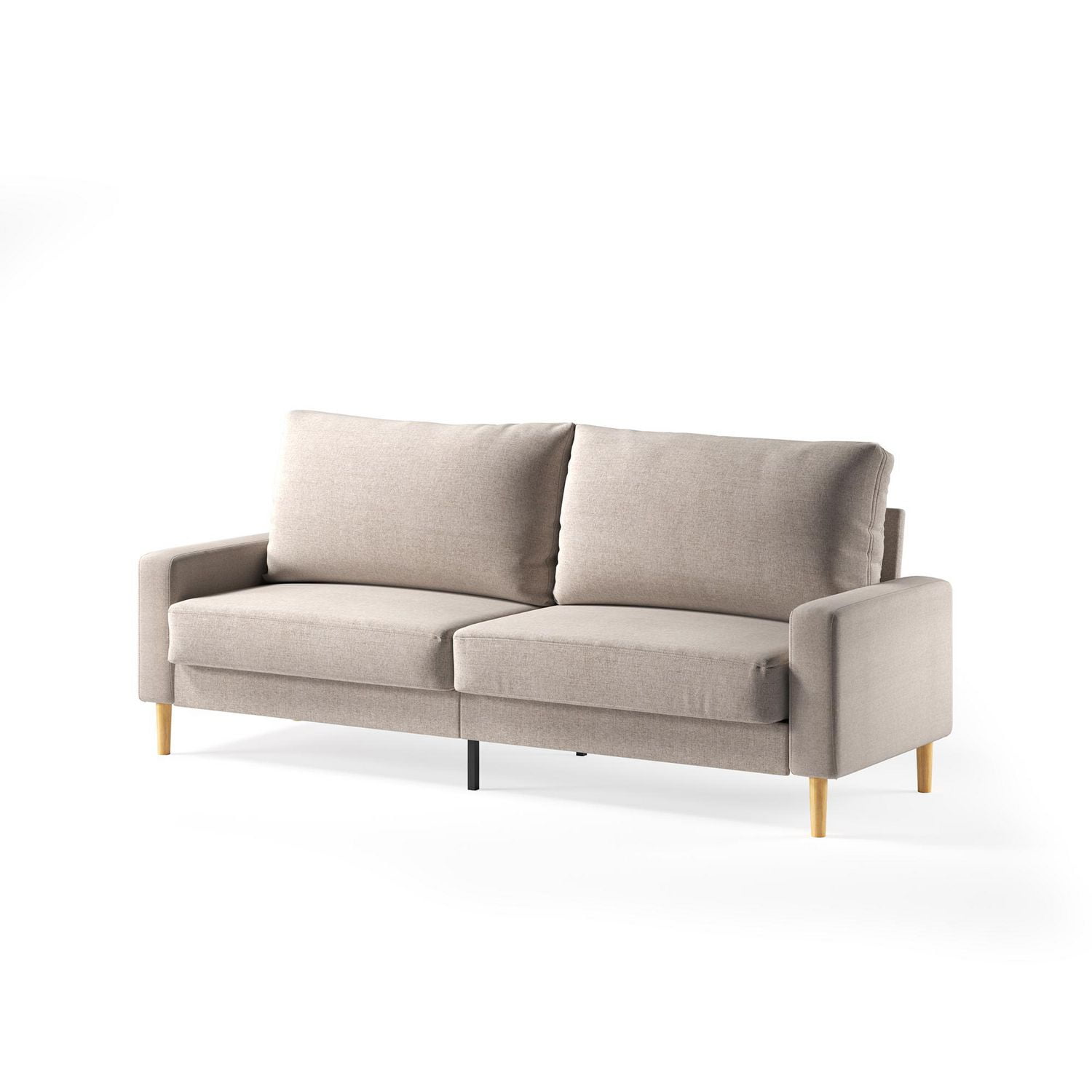 Zinus Colton 76 inch 3 Seat Upholstered Sofa Couch