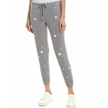 Chaser CW7472 Star Print Sweatpant Joggers Grey ( XS )