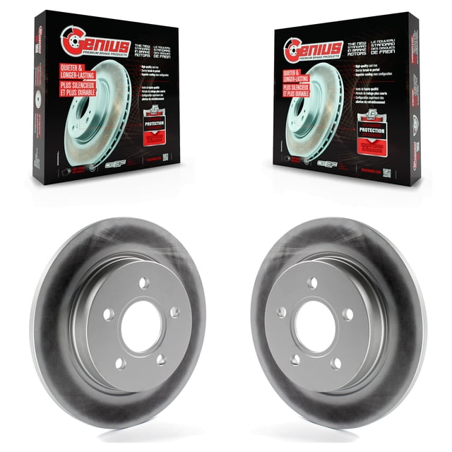 Genius Rotors de Frein à Disque Arrière pour Voiture Ford Focus KG-100449