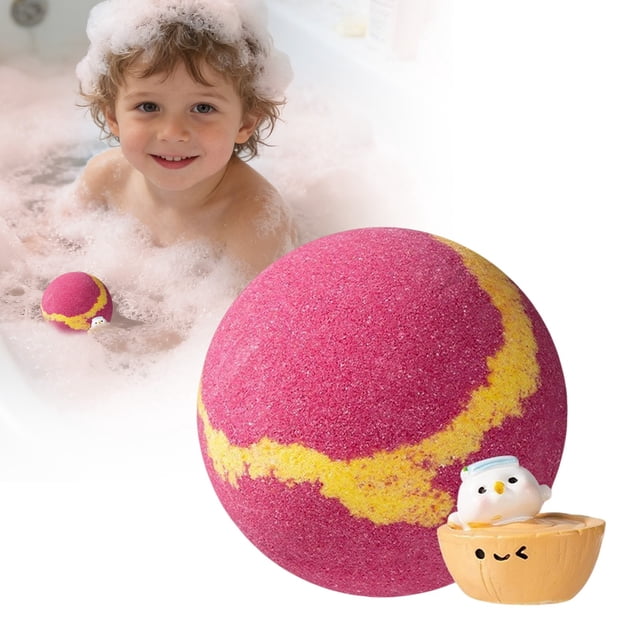 Skin Friendly Natural Rich Gentle Bubbles, Mild Non Irritating Formula Protecting Delicate Skin During Relaxing Warm Sessions, Kids Bath BombforSensitive Skin, Gentle Children's Bath Fizzies