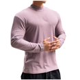 thumbnail image 4 of RXIRUCGD Pull Décontracté Mode pour Hommes Couleur Unie Manches Longues Col Rond, Violet, Taille : TG, 4 of 4